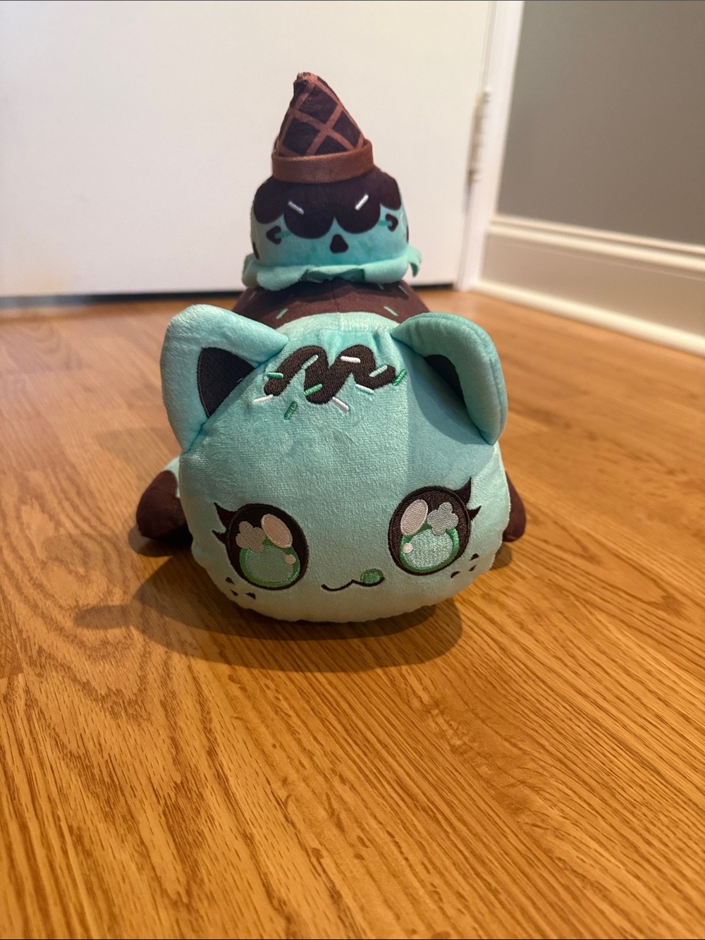 Aphmau Mint Chocolate Dessert Cat Plush - Soft Kids Stuffed Animal